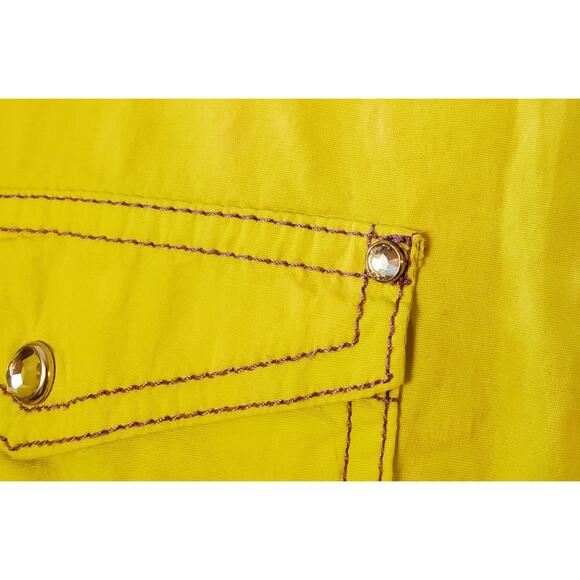 Rock 47 Wrangler Womens XL Western Shirt Rhinestone Studded Snap Long Sleeved - Picture 9 of 12